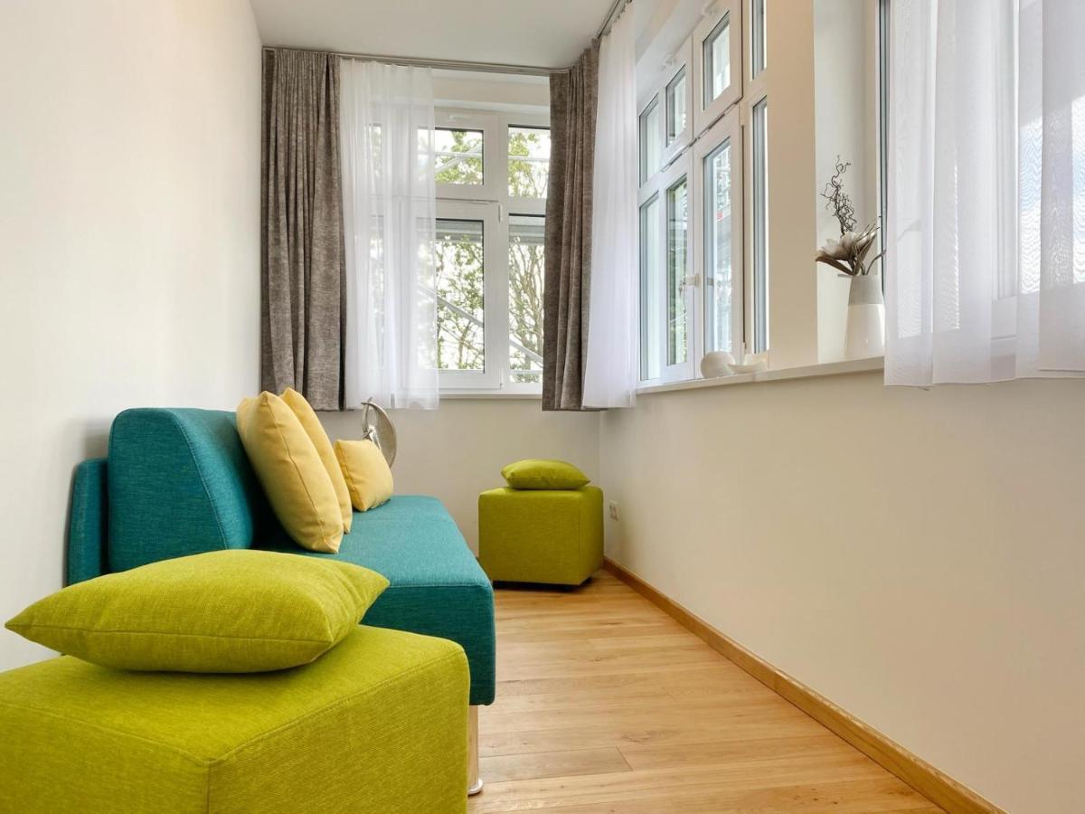 Villa Jenny - Ferienappartement 1 Mit Meerblick Sassnitz Bagian luar foto